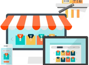 Online Shoppingand Ecommerce Concept PNG Image