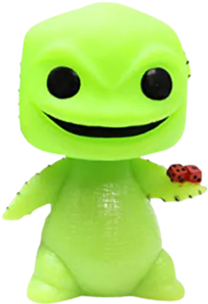 Oogie Boogie Glowing Funko Pop PNG Image