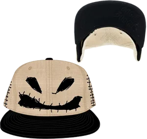 Oogie Boogie Inspired Snapback Hat PNG Image