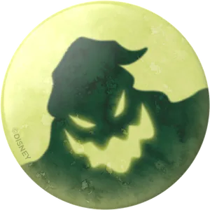 Oogie Boogie Moon Silhouette PNG Image