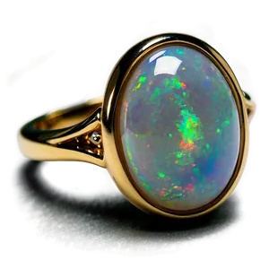 Opal Engagement Ring Png 95 PNG Image