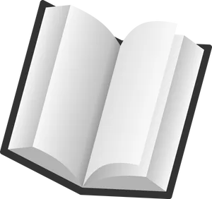 Open Blank Book Illustration PNG Image