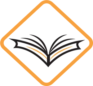 Open Book Logo Design PNG Image