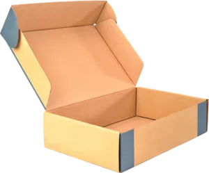 Open Cardboard Box PNG