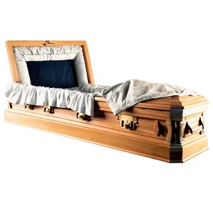 Open Coffin With Drapery Png 81 PNG Image