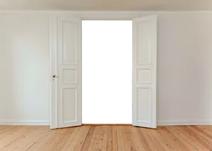 Open Door Dark Room PNG Image