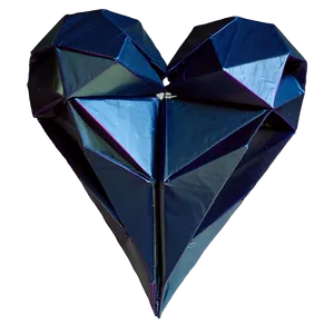 Open Heart In Origami Style Png Tvu PNG Image