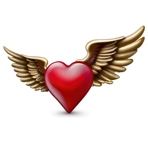 Open Heart With Wings Png Amv45 PNG Image