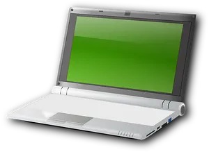 Open Laptop Illustration PNG Image