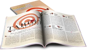 Open Magazine Authority Marketing Article PNG Image