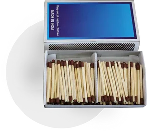 Open Matchbox Madein India PNG Image