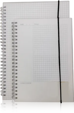 Open Notebook Grid Paper PNG