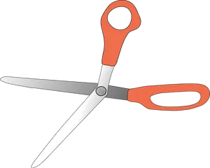 Open Scissors Vector Illustration PNG Image