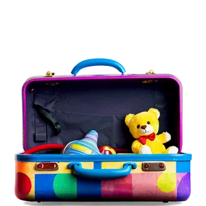 Open Suitcase With Toys Png 41 PNG Image