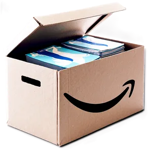 Opened Amazon Box With Contents Png 87 PNG Image