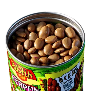 Opened Bean Can Png 06212024 PNG Image