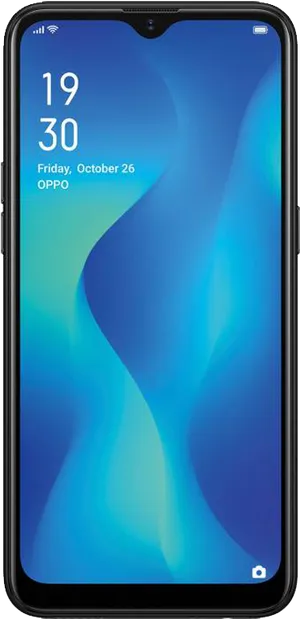 Oppo Smartphone Display View PNG Image