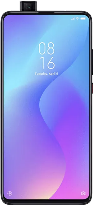 Oppo Smartphone With Pop Up Camera PNG Image