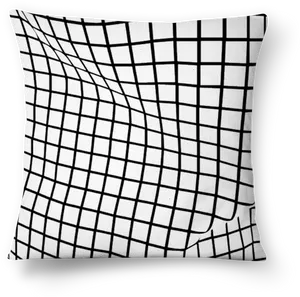 Optical Illusion Grid Pillow PNG Image