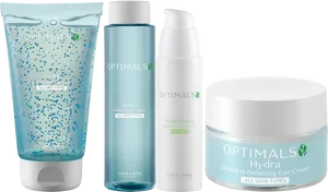 Optimals Hydra Skincare Products Set PNG Image