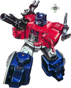 Optimus Prime Classic Pose PNG Image