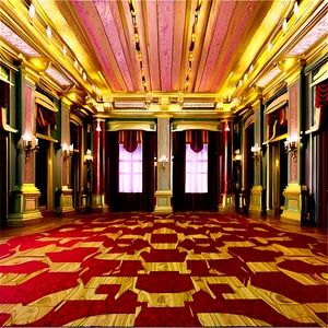 Opulent Ballroom Interior PNG 4 PNG