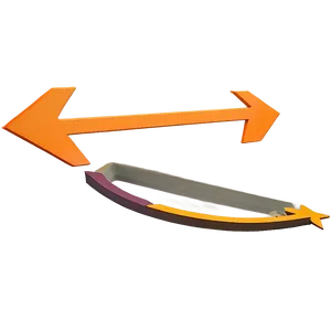 Orange Arrow Graphic Png 24 PNG Image