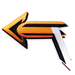 Orange Arrow Png Nvo PNG Image