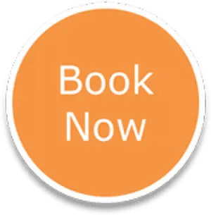 Orange Book Now Button PNG Image