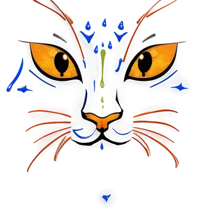 Orange Cat Face Png 89 PNG Image