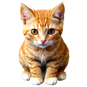 Orange Cat Png Iyk86 PNG Image