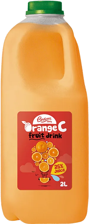 Orange Fruit Drink Bottle2 L PNG Image