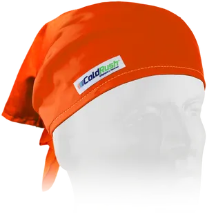 Orange Head Bandanaon Mannequin PNG Image