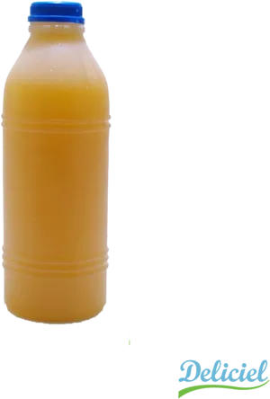 Orange Juice Plastic Bottle Delicie L PNG Image