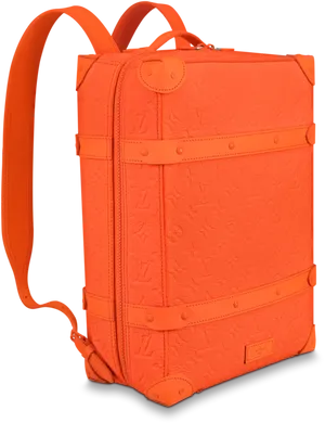 Orange Louis Vuitton Backpack PNG Image