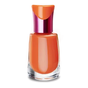 Orange Nail Polish Bottle Png 06292024 PNG Image