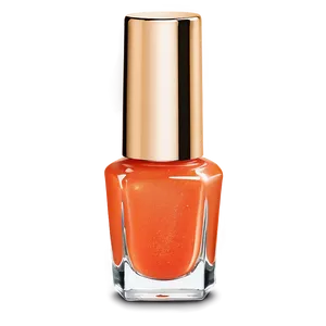 Orange Nail Polish Bottle Png Fjw64 PNG Image