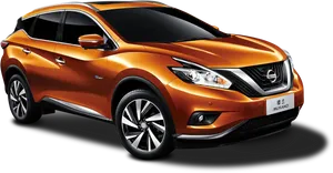 Orange Nissan Murano S U V H D PNG Image