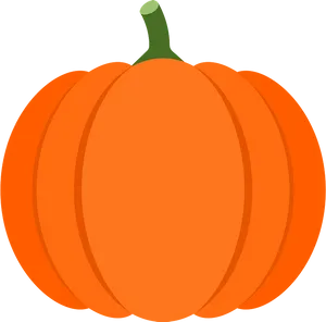 Orange Pumpkin Illustration PNG Image