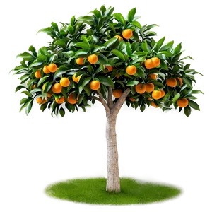 Orange Tree D PNG Image