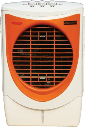 Orange White Portable Air Cooler PNG Image