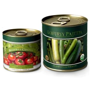 Organic Canned Vegetables Png Lqt PNG Image