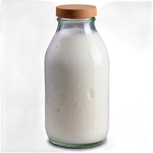 Organic Milk Bottle Png Wbl17 PNG Image