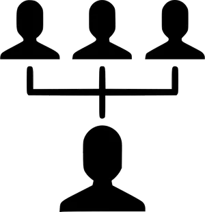 Organizational Structure Chart PNG Image