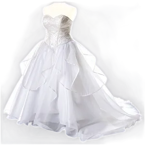 Organza Wedding Dresses Png Xpt PNG Image