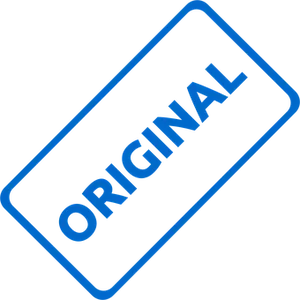 Original Blue Stamp Graphic PNG Image