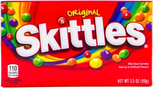 Original Skittles Candy Package PNG Image