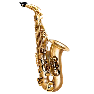 Ornate Alto Saxophone Png 42 PNG Image