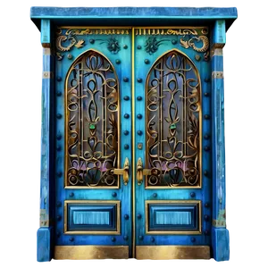 Ornate Double Door Png Pnq PNG Image