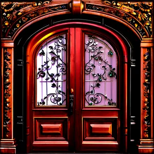 Ornate Double Door Png Suk78 PNG Image